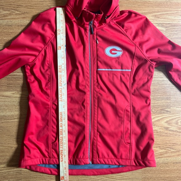 Women Red UGA Jacket - Picture 8 of 8